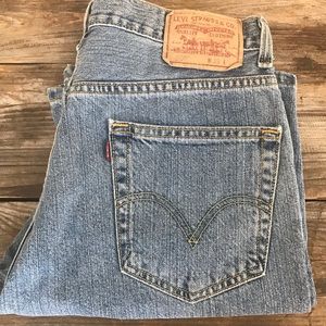 Levi Strauss 505 Regular Fit Denim Shorts  33W